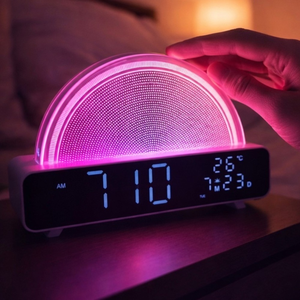 Love Lamp Wi-Fi Touch Lamp LED Light Color Changing White Noise Smart Alarm #699